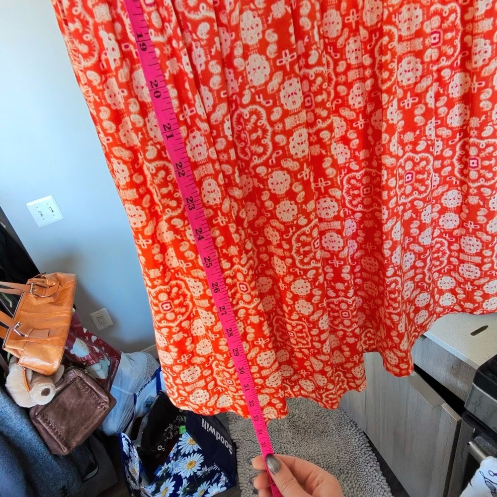 NWT Free People Mid Summers Day Tunic Dress - Cayenne Combo - M - Picture 7 of 13